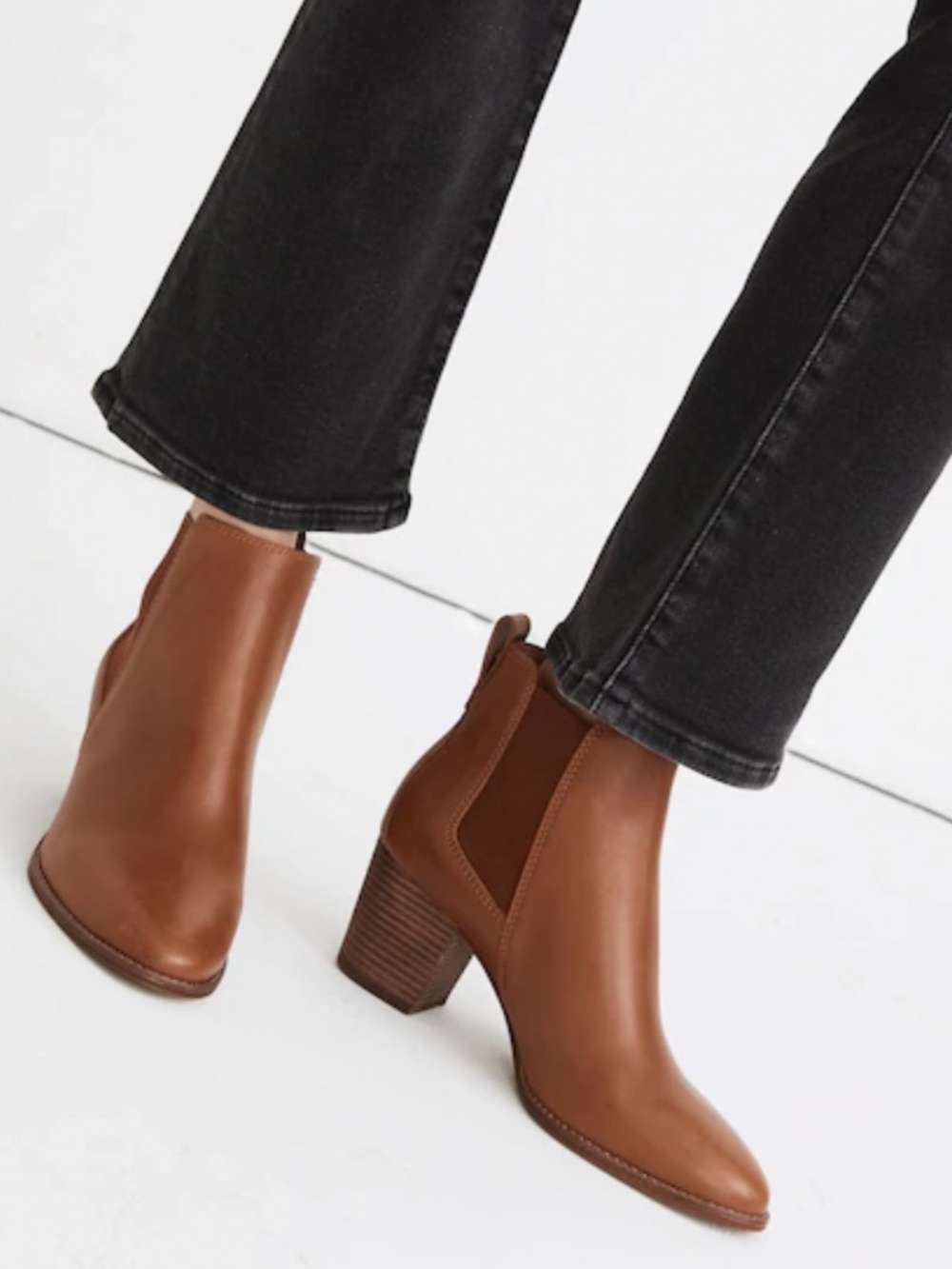 MADEWELL The Regan Boot Leather Women’s Size 8 In English Saddle